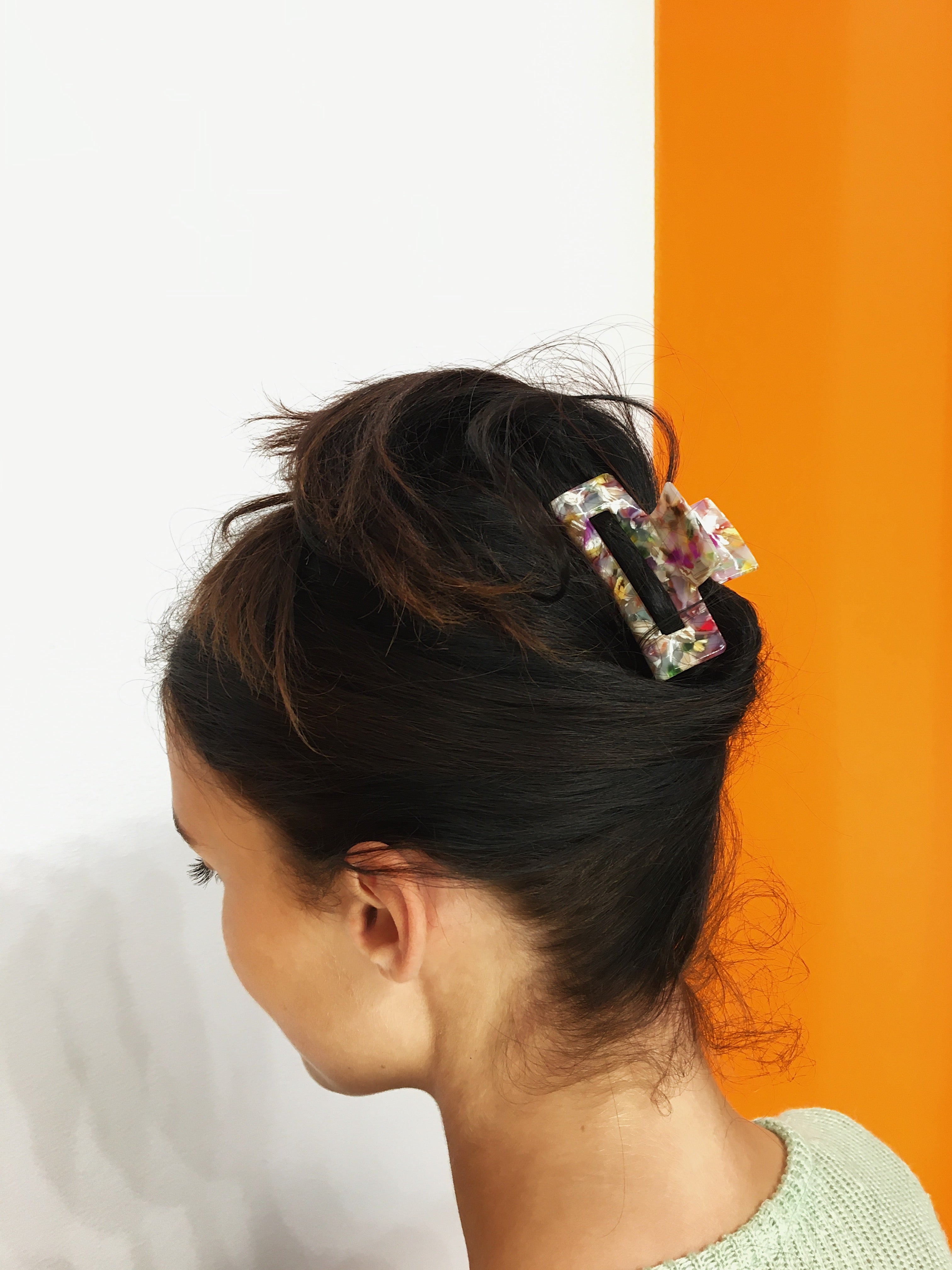 Marble Hairclip - Multi