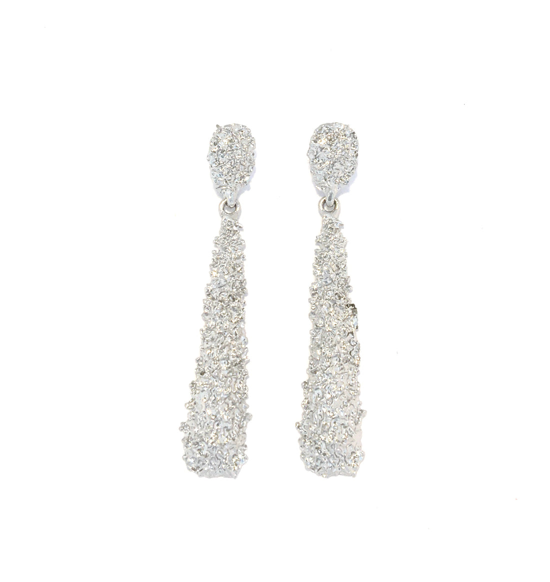 Raw Drop Ear - Silver