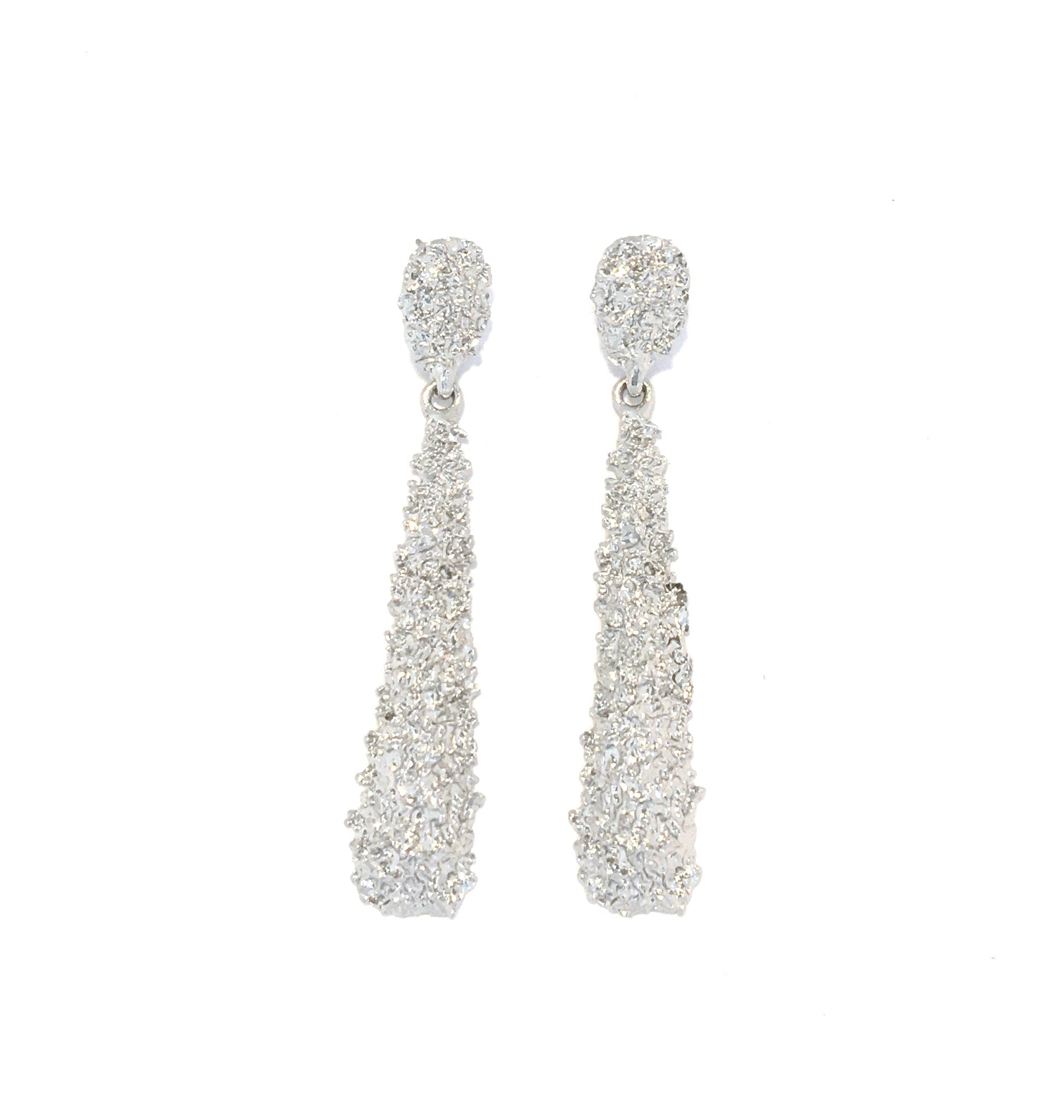 Raw Drop Ear - Silver