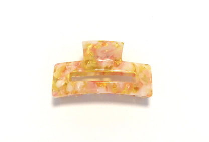 Marble Hairclip - Yellow