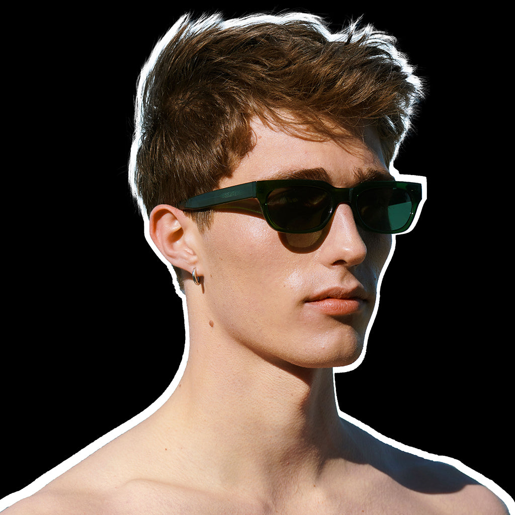 Bror - Dark Green Transparent
