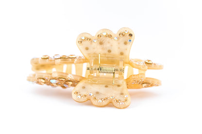 Butterfly Hairclip - Creme