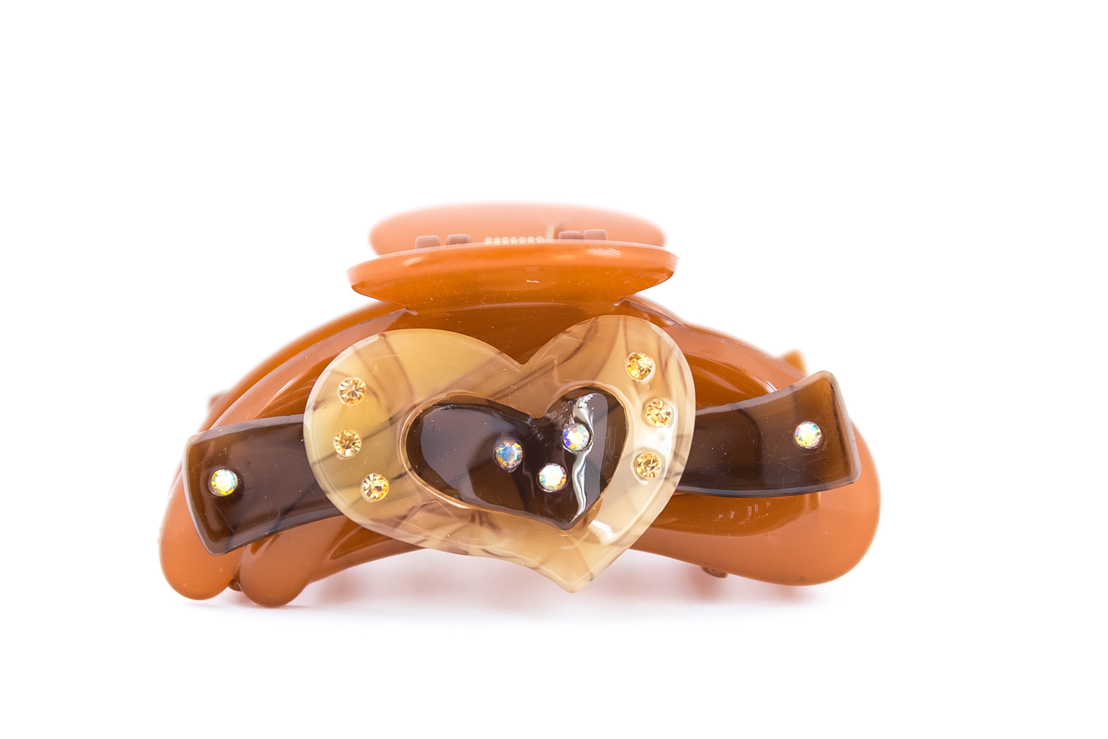 Heart Ribbon Hairclip