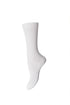 Ribstrikkede strømper fra Sneaky Fox i hvid