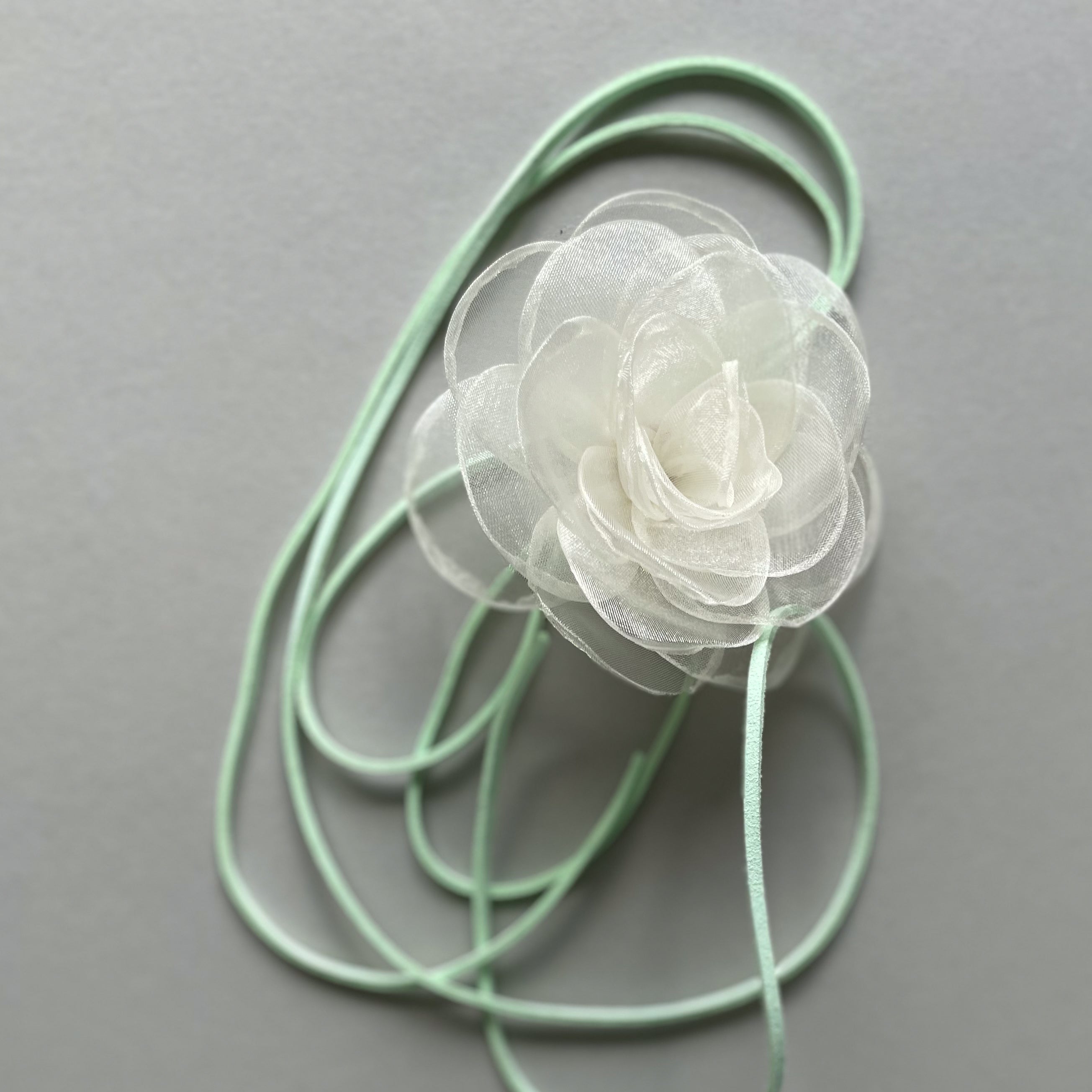 Multiflower - Organza - 10 cm - Cream