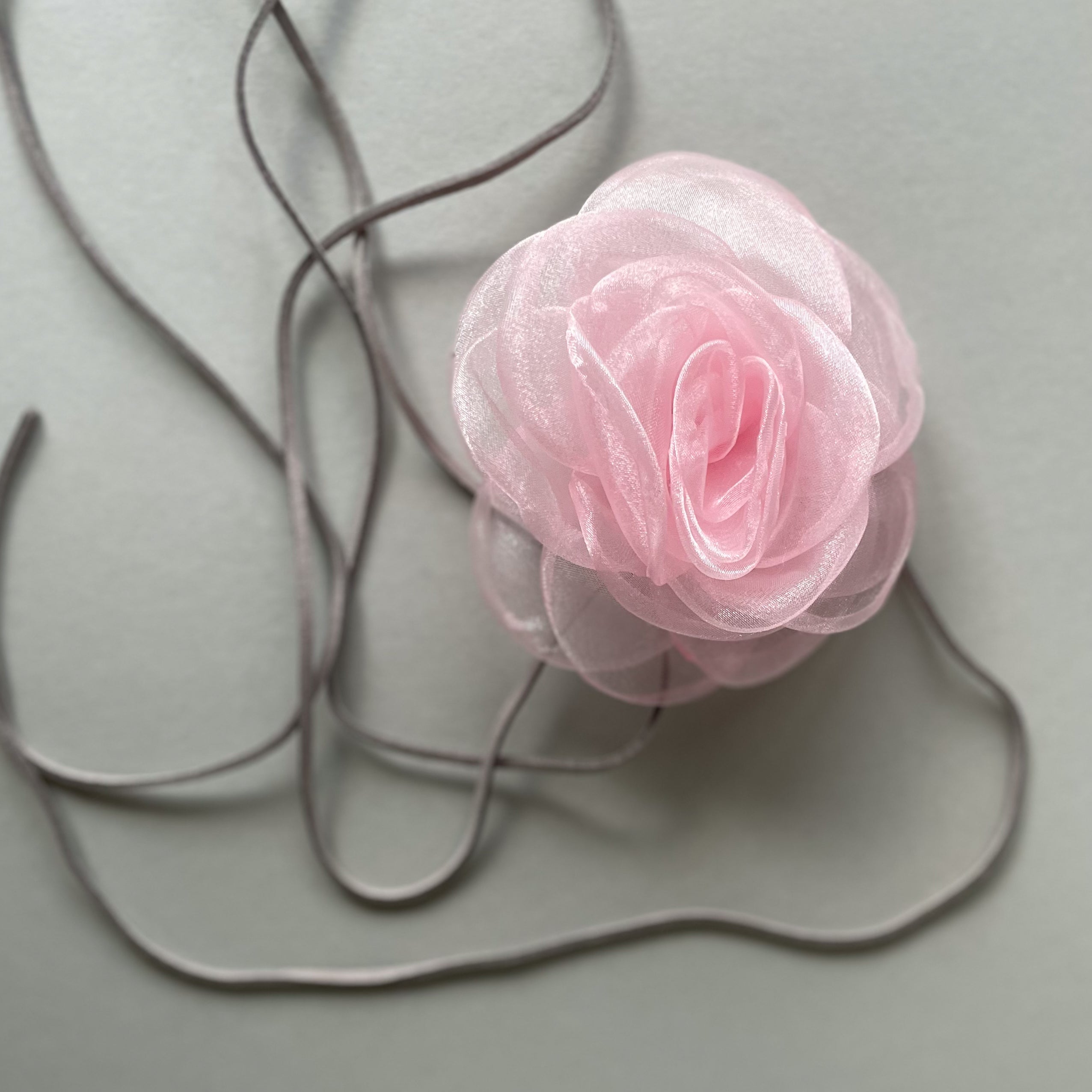 Multiflower - Organza - 10 cm - Light Pink