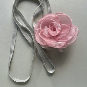Multiflower - Organza - 10 cm - Dusty Rose