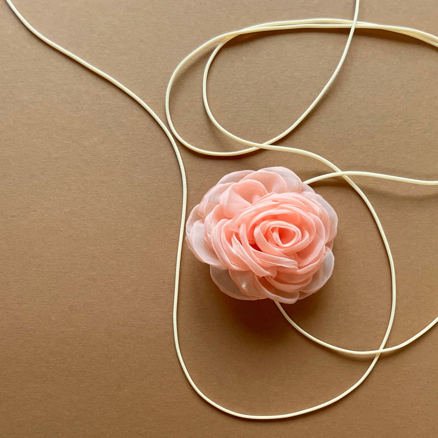 Multiflower - Organza - 7 cm - Light Pink