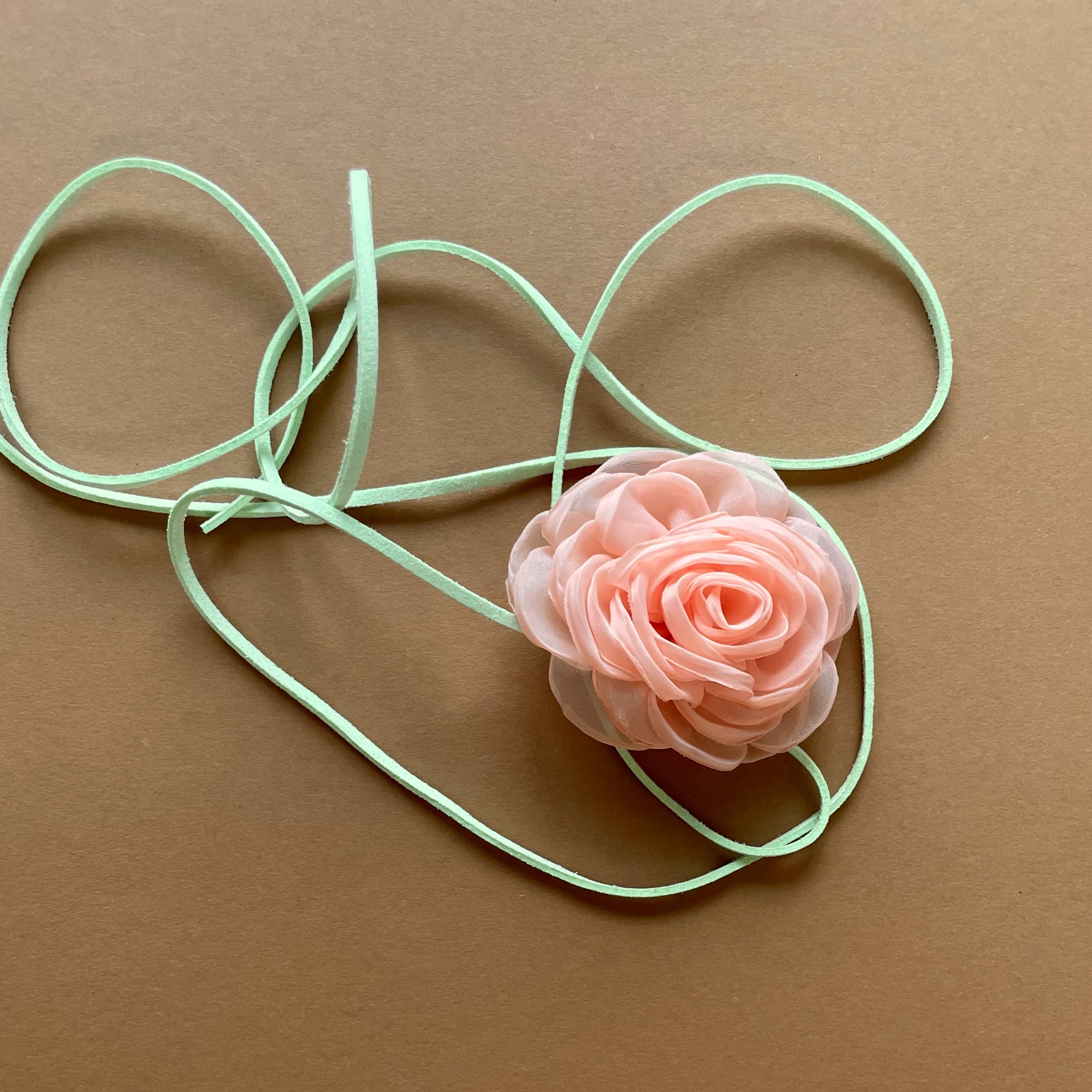 Multiflower - Organza - 7 cm - Light Pink