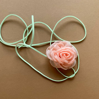 Multiflower - Organza - 7 cm - Light Pink