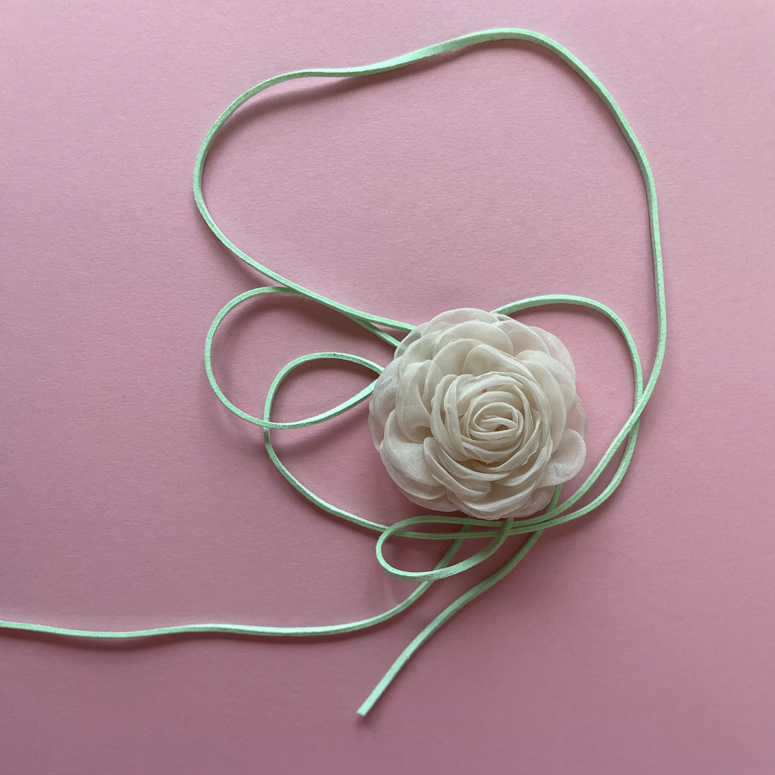 Multiflower - Organza - 7 cm - Cream