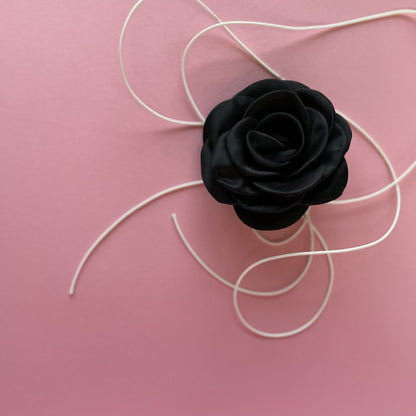Multiflower - Satin - 9 cm - Black