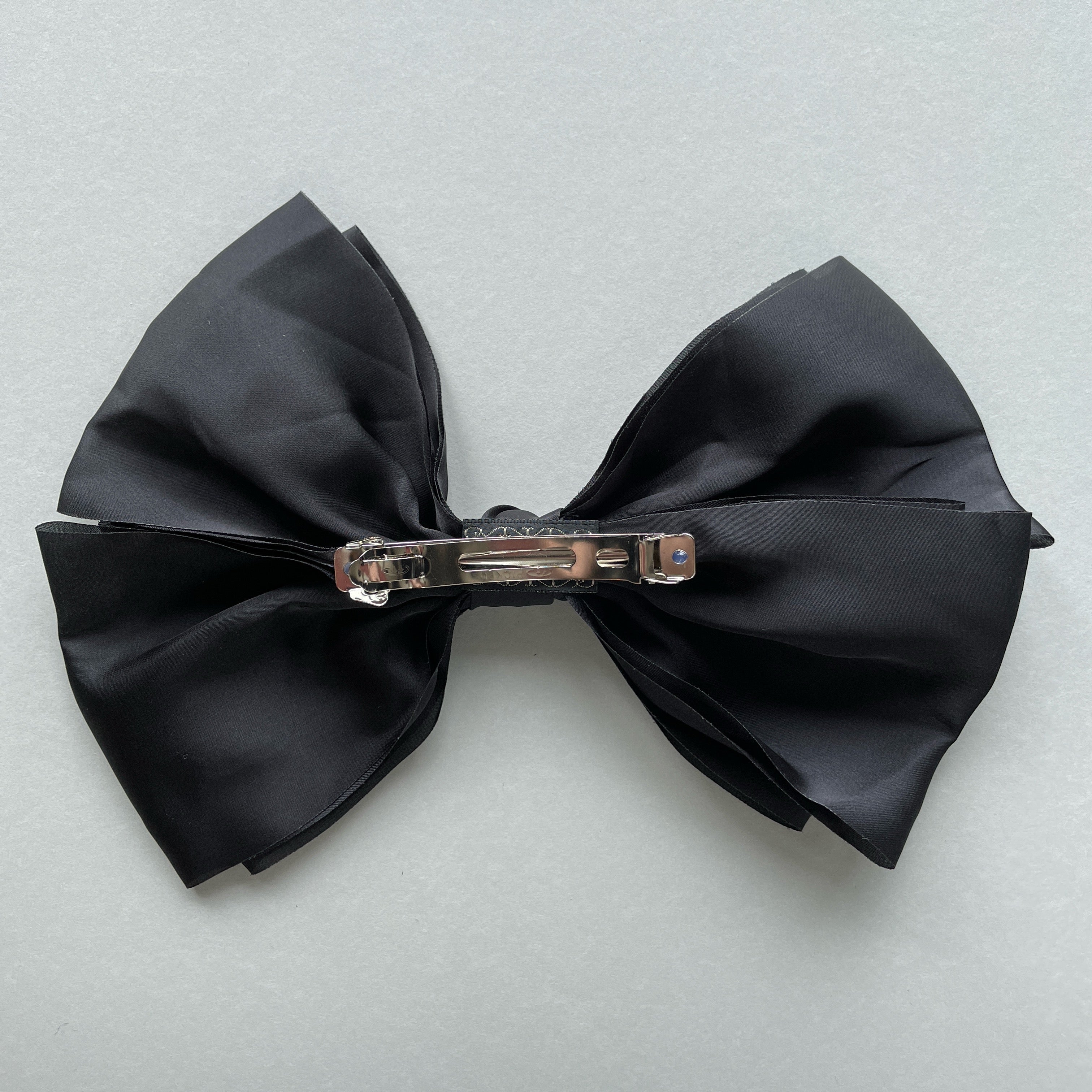 Hairclip Satin Bow - Black