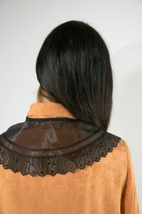 Collar - Single Lace Black