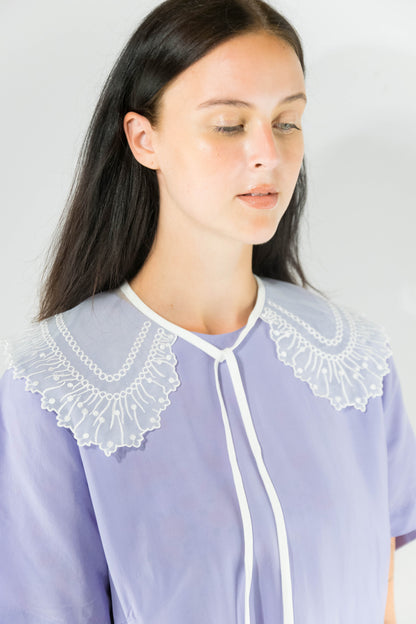 Collar - Single Lace White