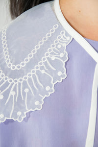 Collar - Single Lace White