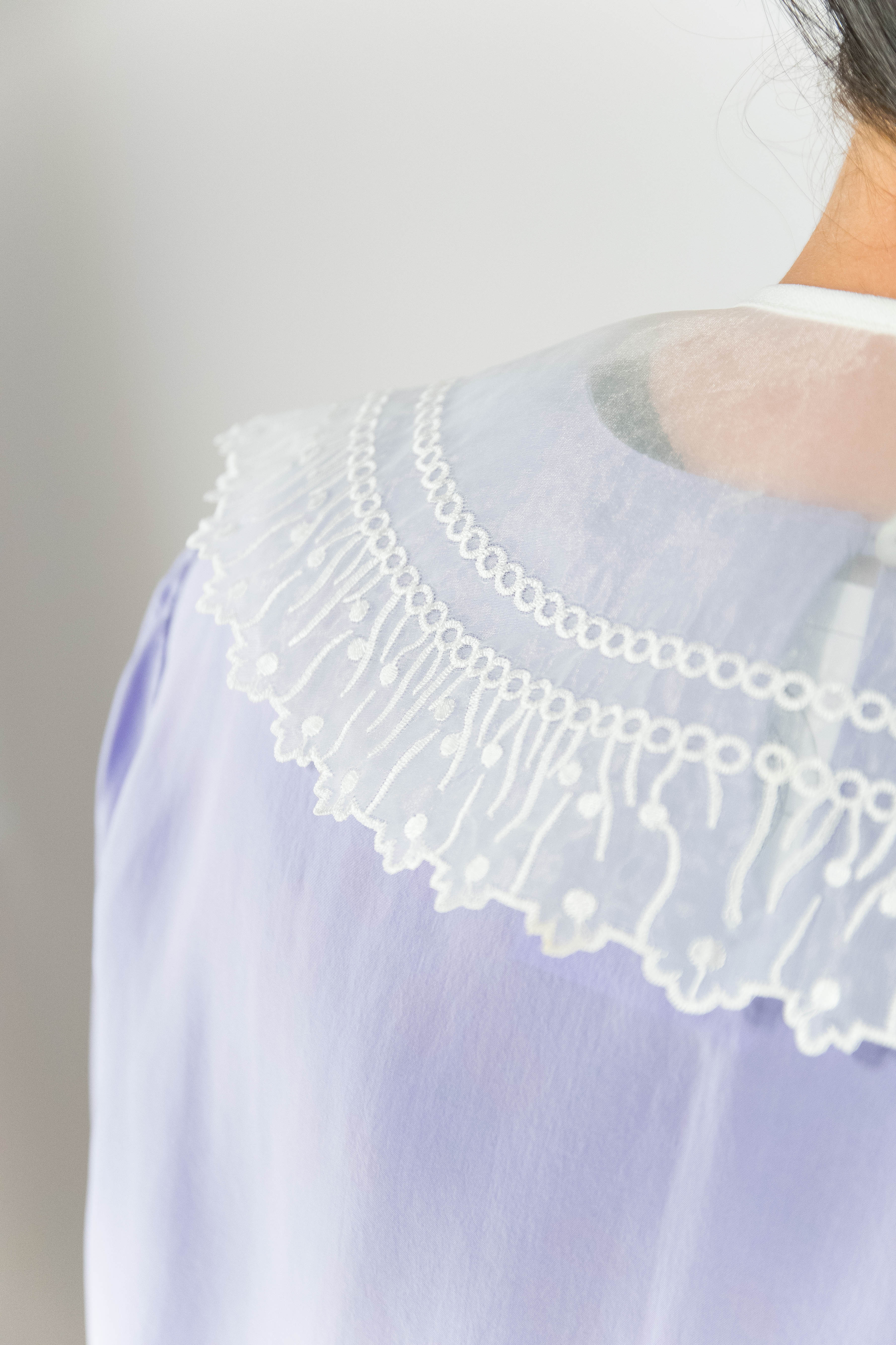 Collar - Single Lace White