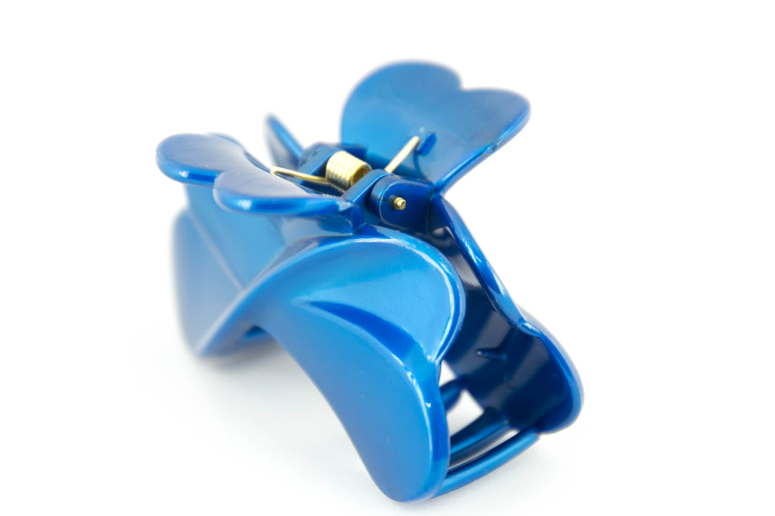 Twist Hairclip - Dark Blue Pearl