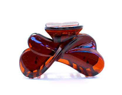 Twist Hairclip - Mørkebrun