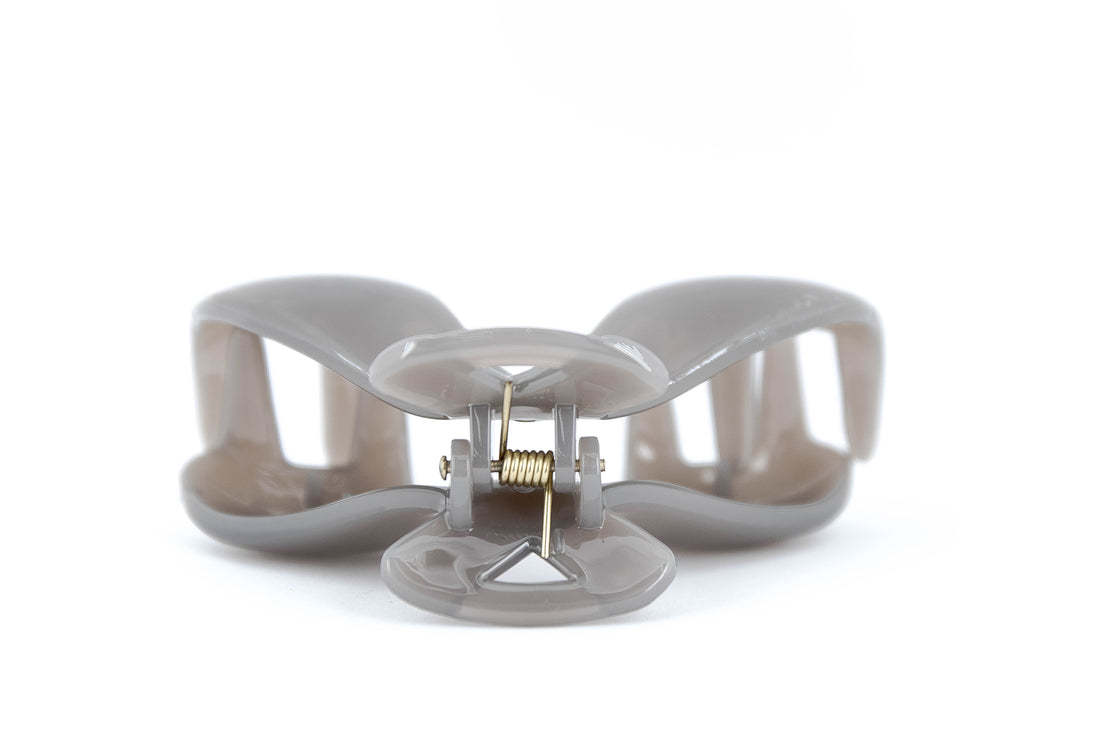 X Hair Clip - Grey