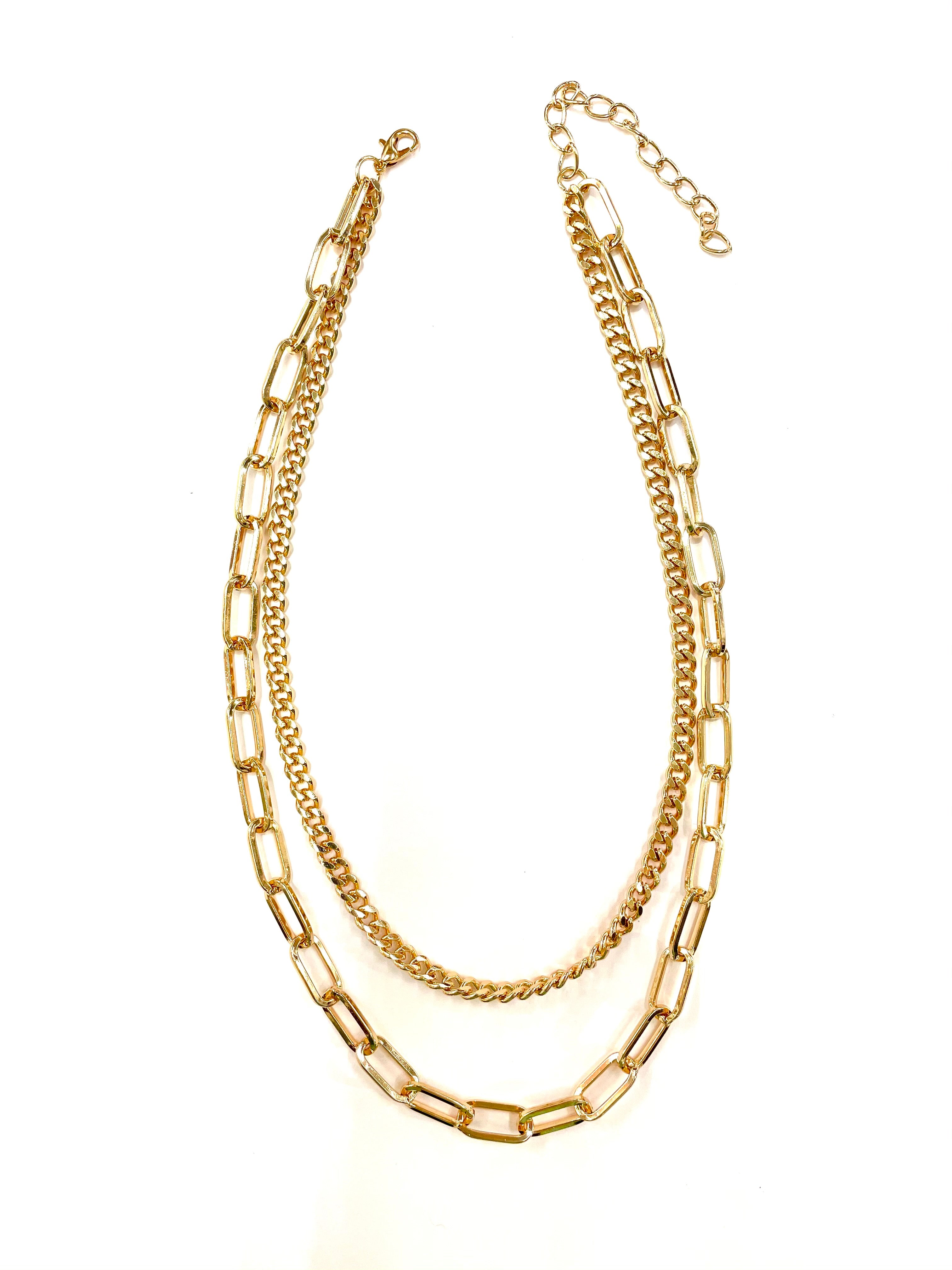 Daisy Double Chain - Gold