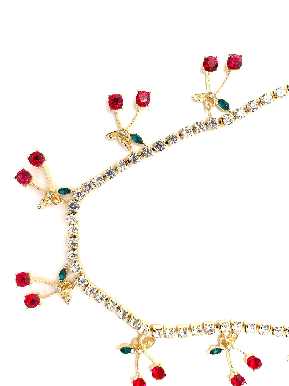 Cherry Necklace - Red