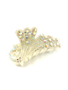 Butterfly Hairclip - White