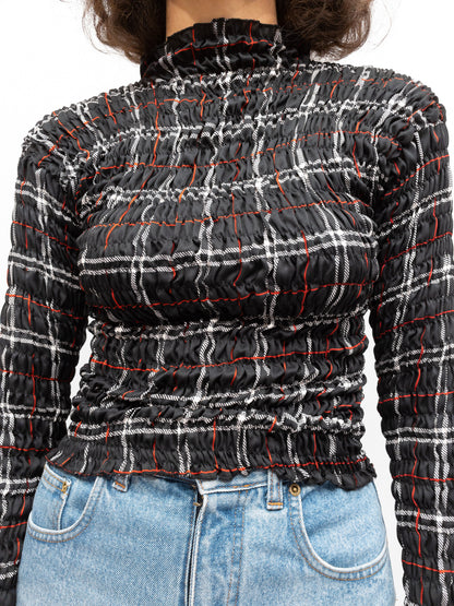 Smock Top Sorte Tern - Long Sleeve