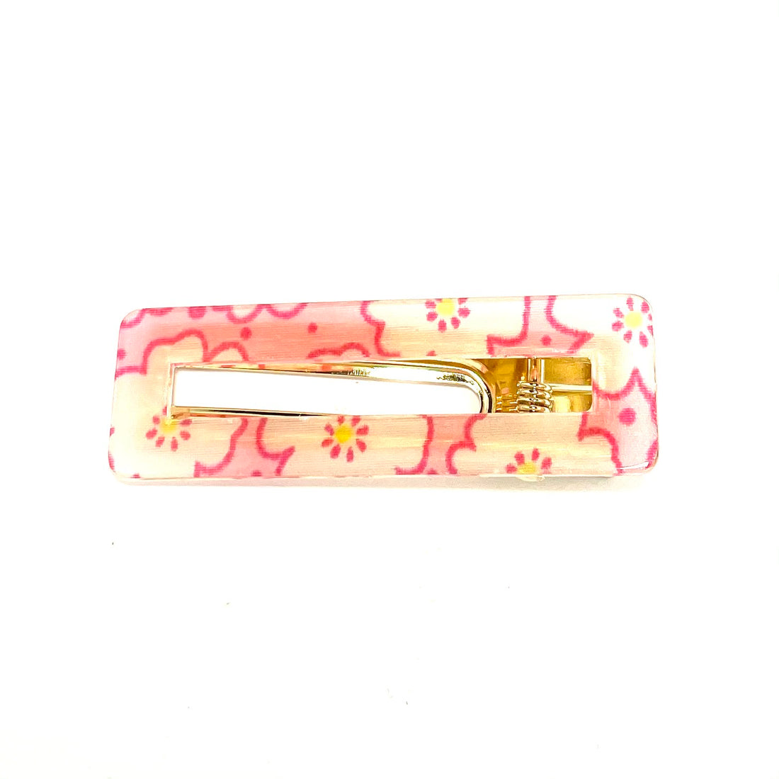 Flower Power Hair Clip - Pink