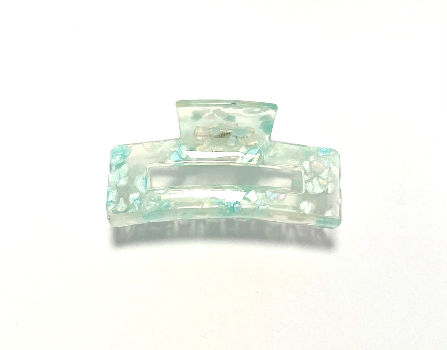 Marble Hairclip - Light Green