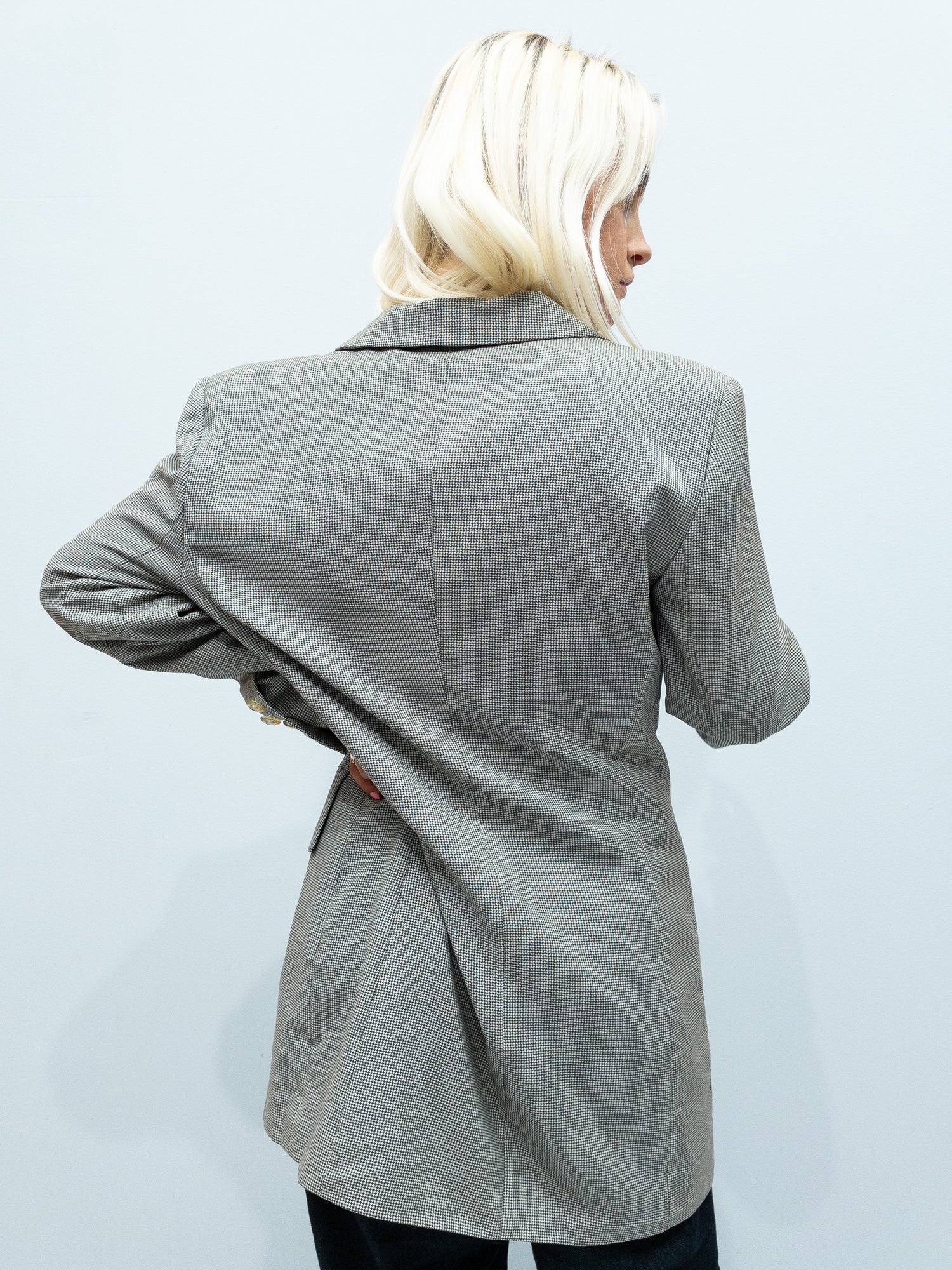Houndstooth Escada Blazer