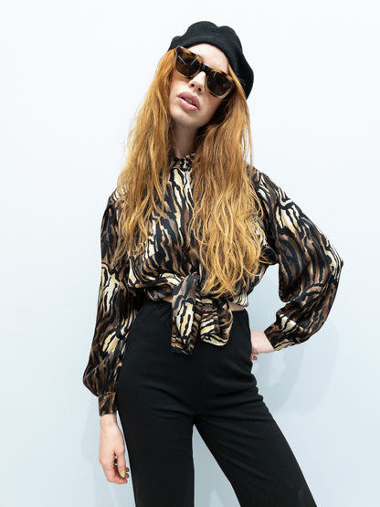Vintage Escada Silkeskjorte