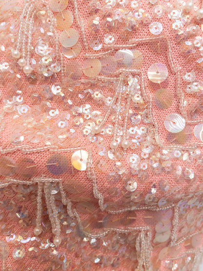 Lyserød Vintage Paillet Top