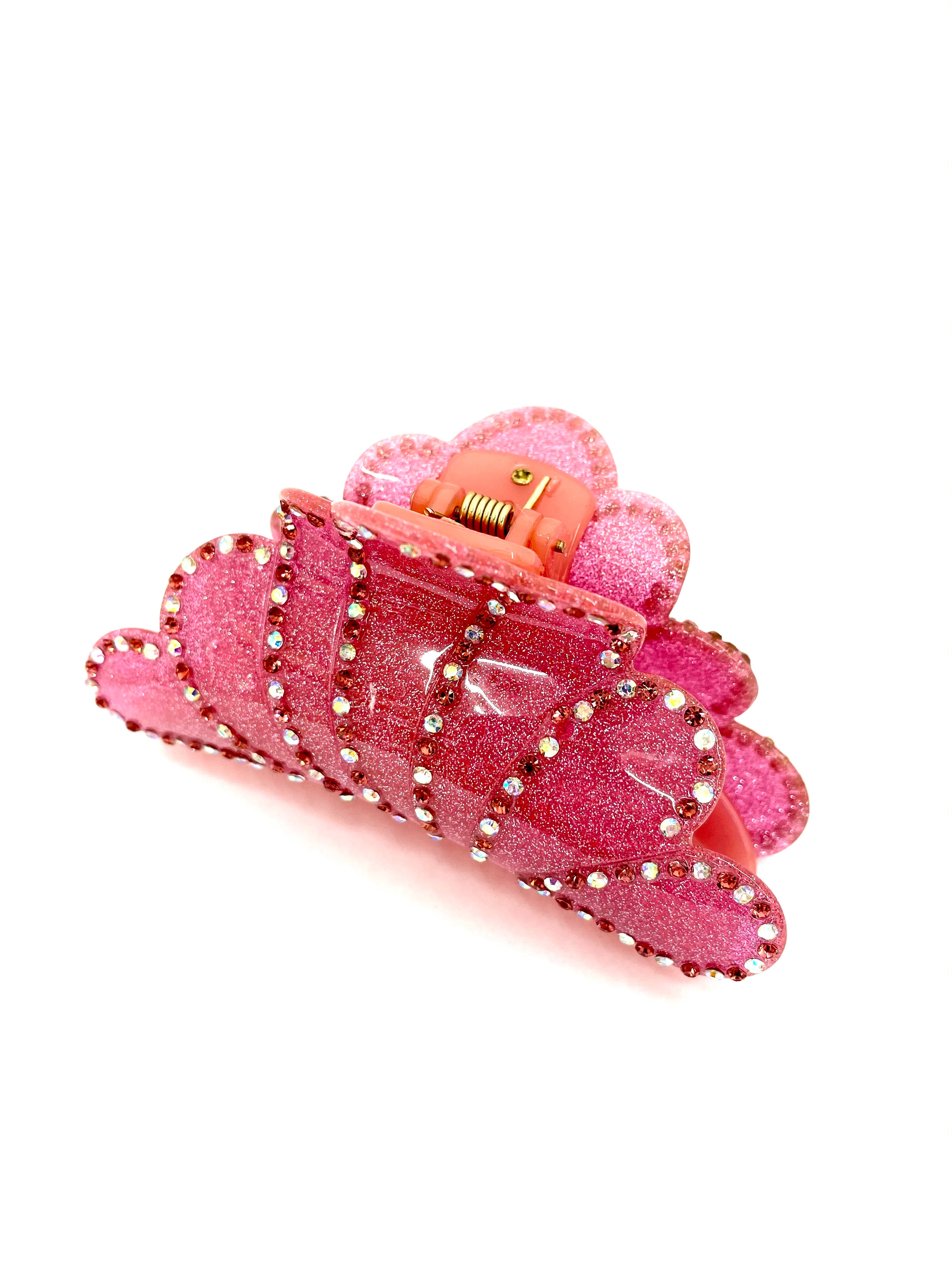 Cloudburst Hairclip - Hot Pink
