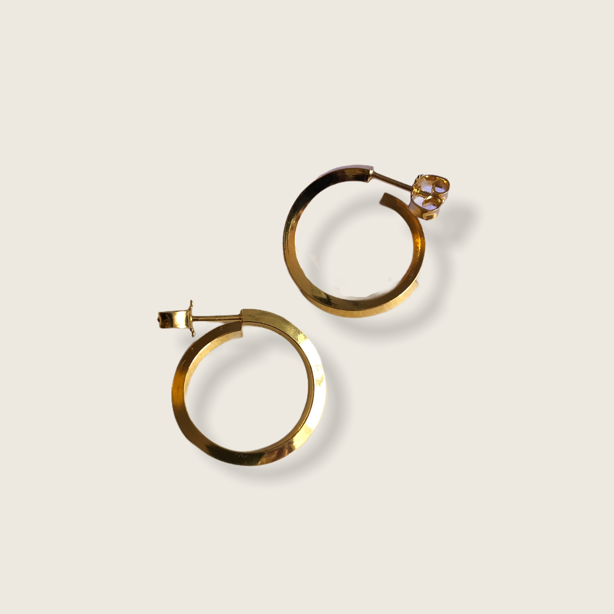 Pesca Hoops - Forgyldt