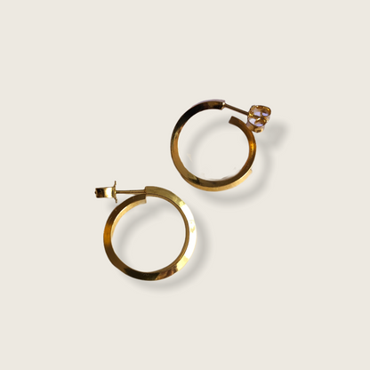 Pesca Hoops - Forgyldt