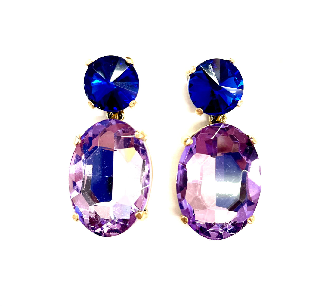 Crystal Bold Oval Ear