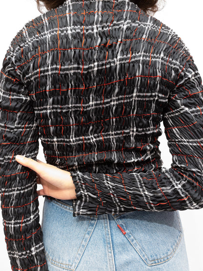 Smock Top Sorte Tern - Long Sleeve