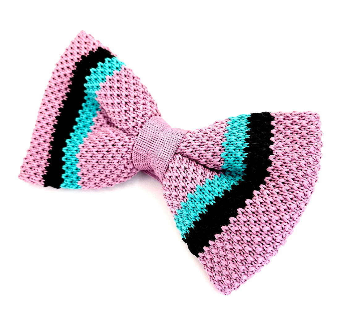 Bowtie Knit - Lavendel / Blå / Sort