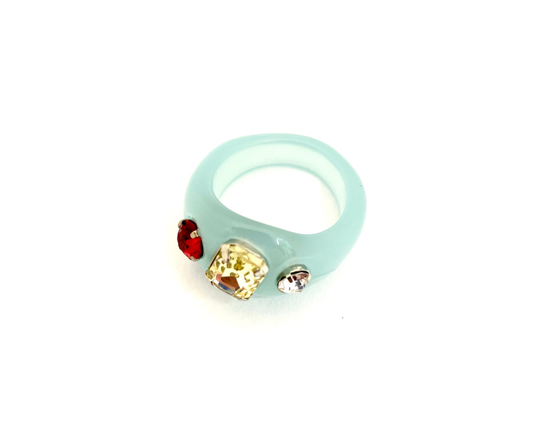 Cutie Ring - Transparent Light Blue
