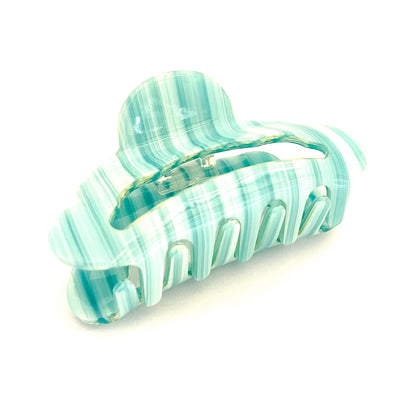 Hairclip Striped - Blue