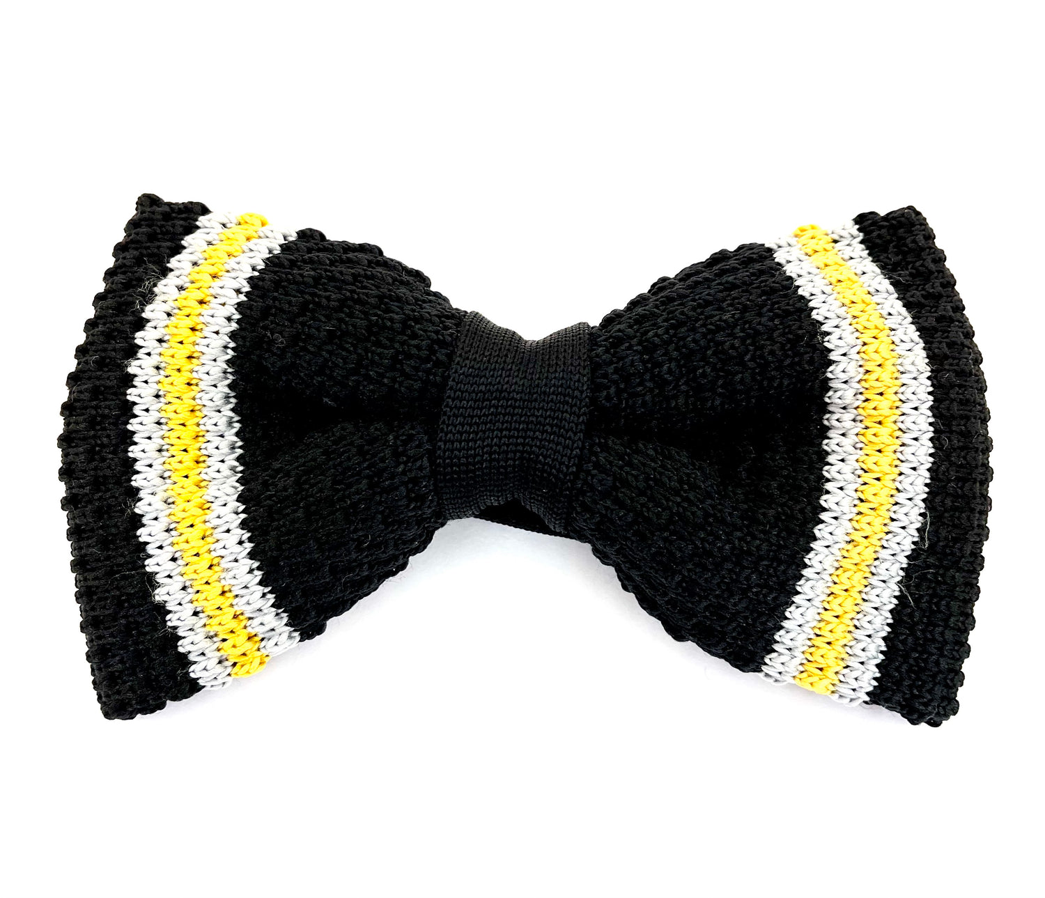 Bowtie Knit - Sort / Gul / Grå