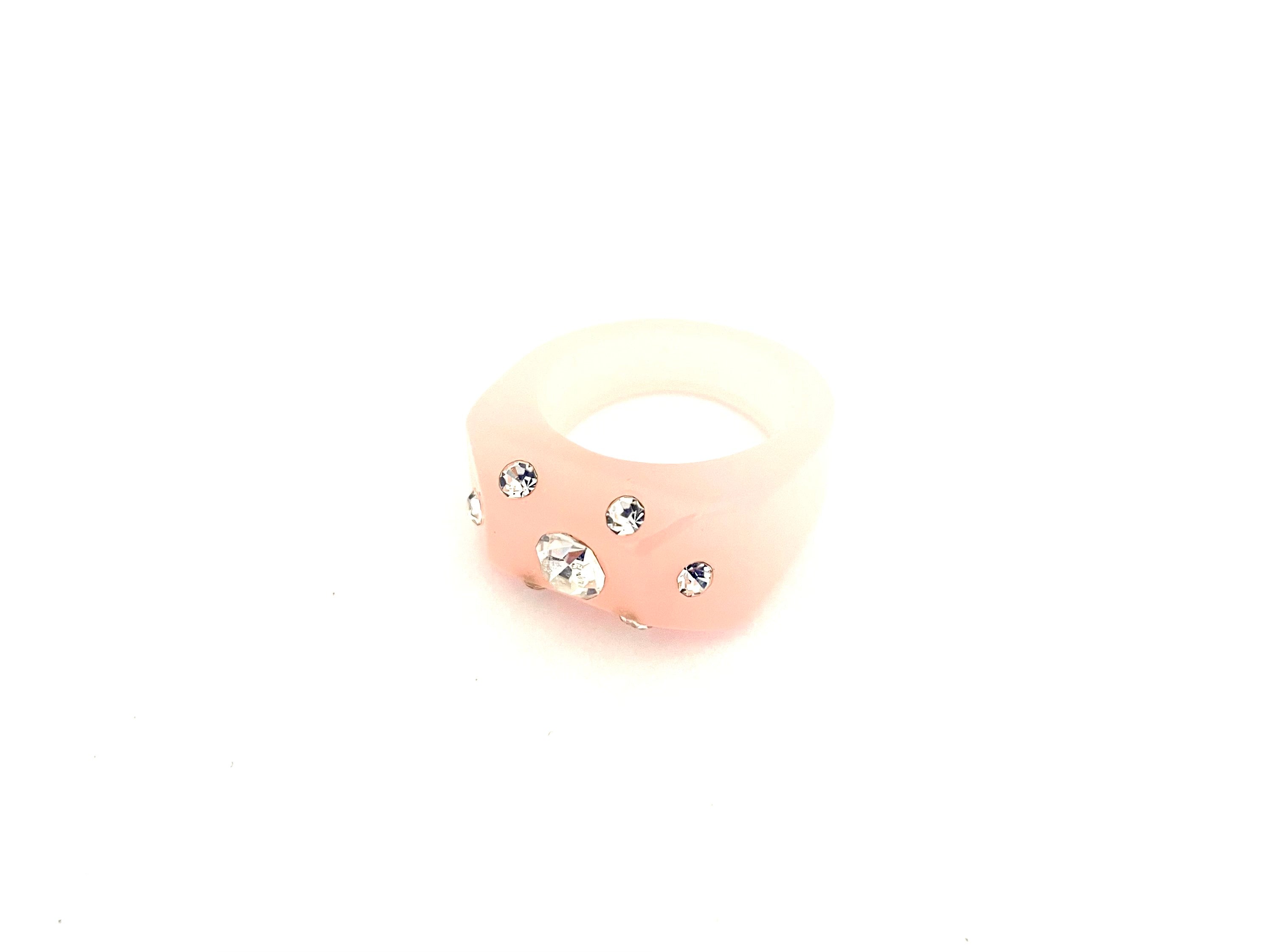 Cutie Simi Ring - Pink Transparent