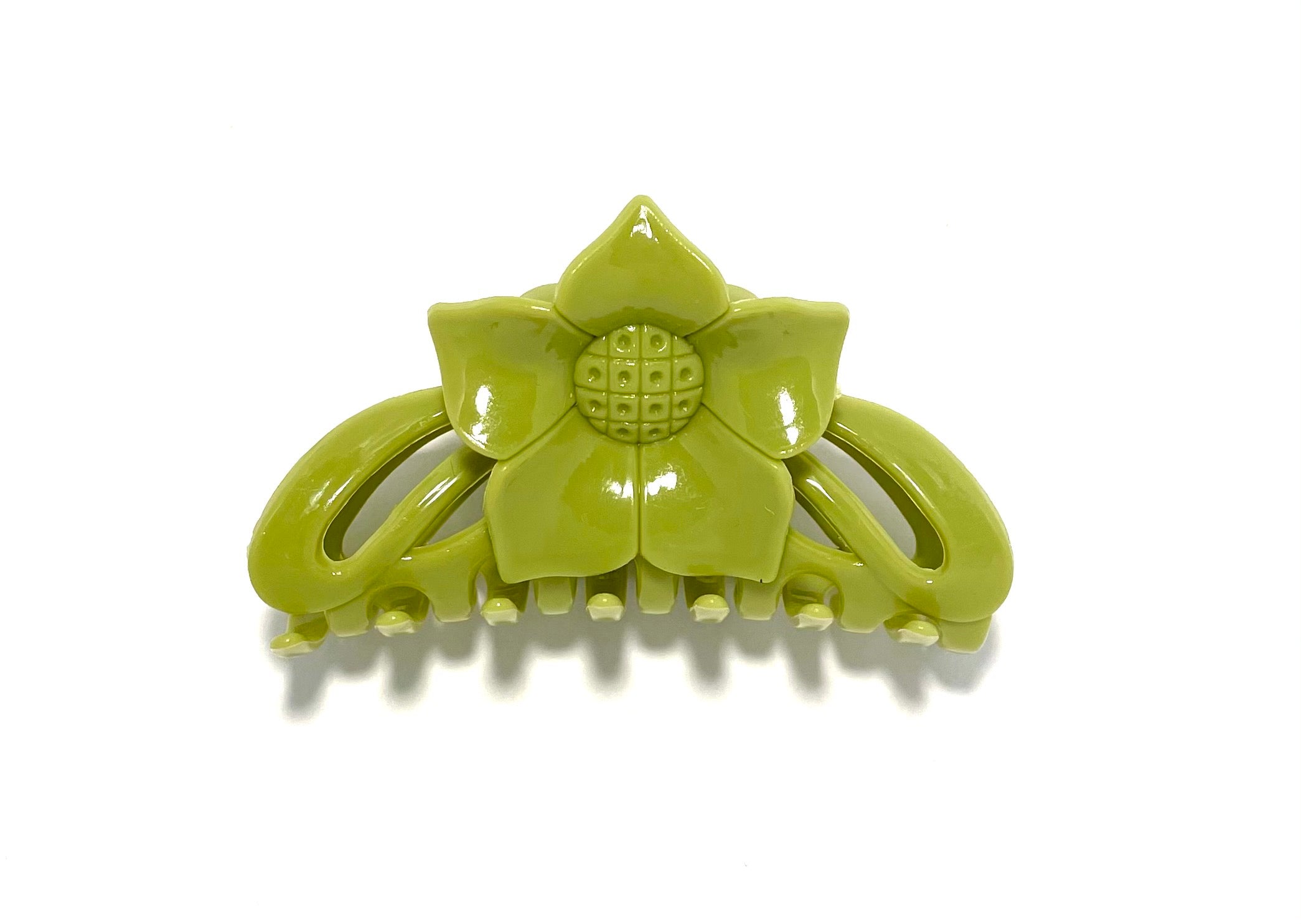 Flower Hairclip Small - Green