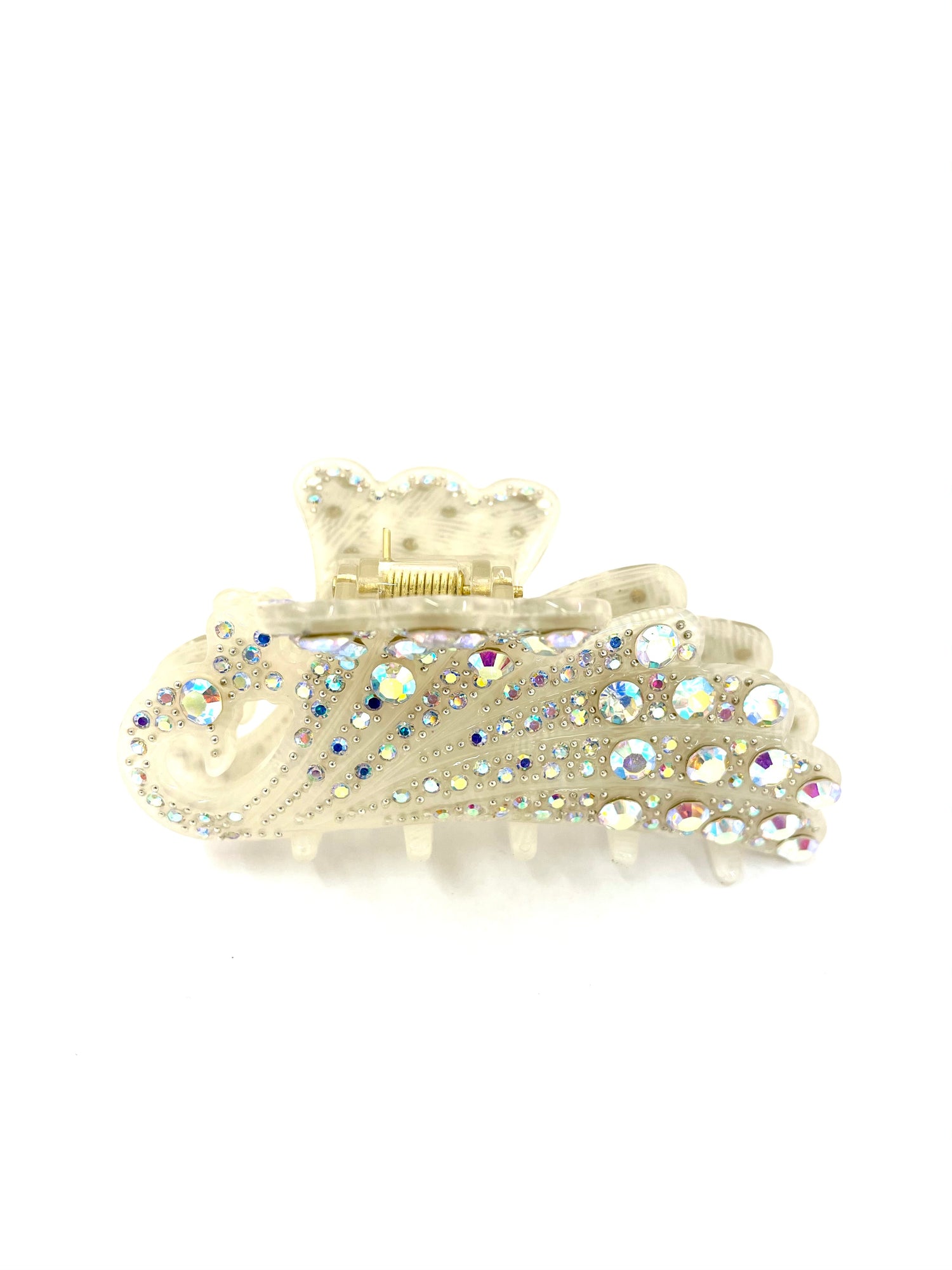 Butterfly Hairclip - White