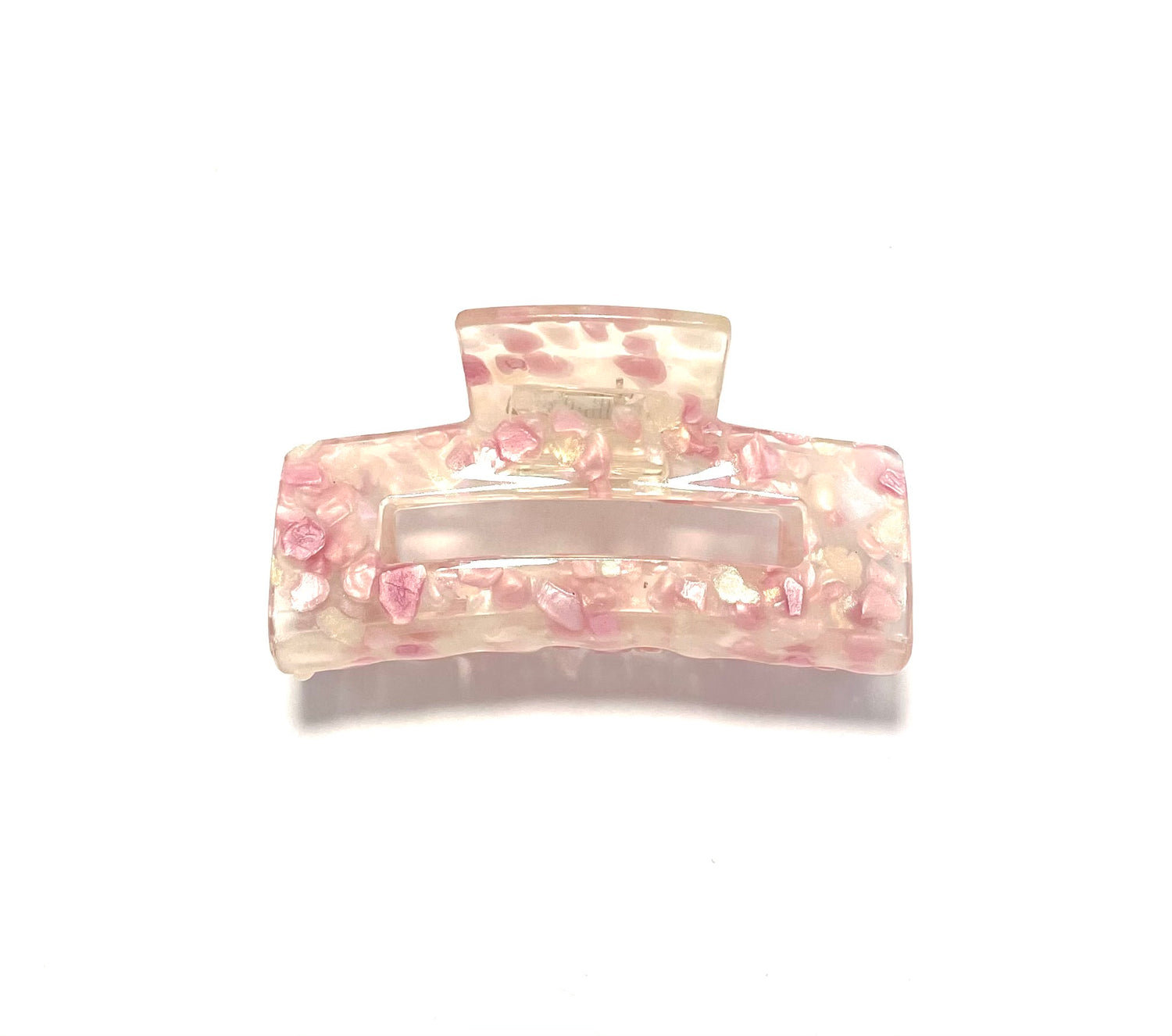 Marble Hairclip - Light Rosa