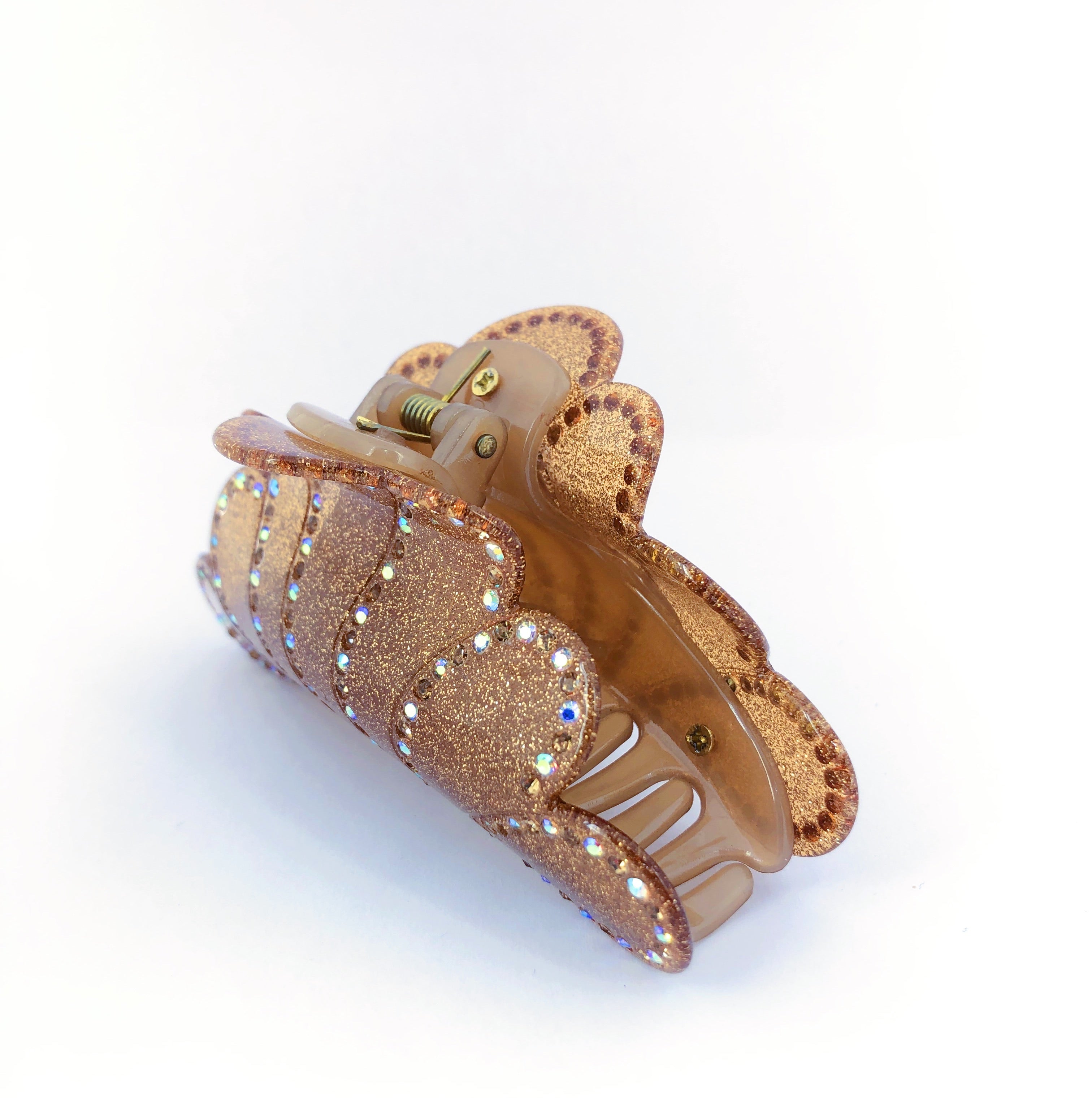 Cloudburst Hairclip - Brown