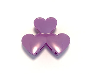 Heart Hairclip - Purple