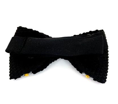 Bowtie Knit - Sort / Gul / Grå