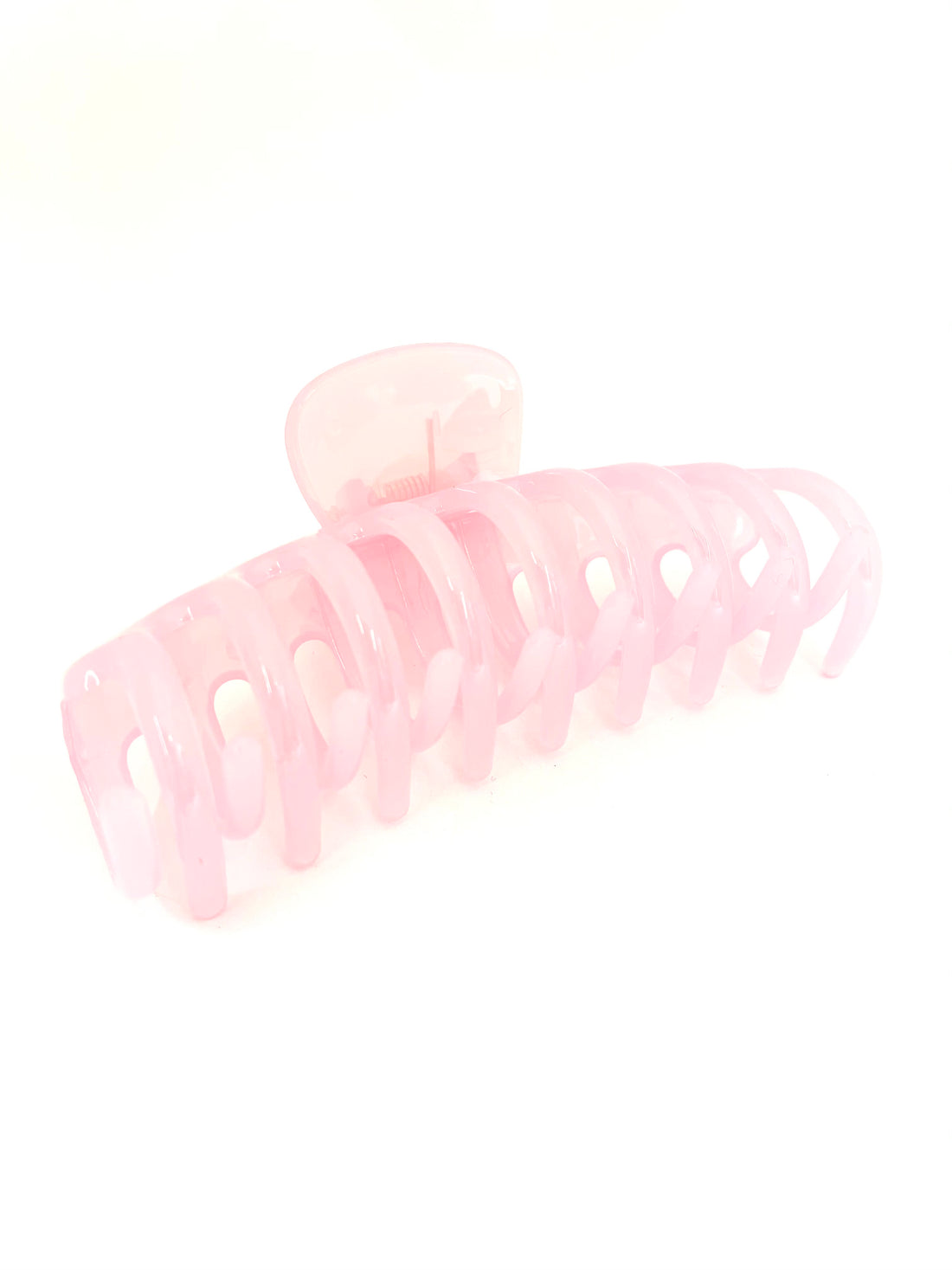 Big Hair Claw - Clear Pink